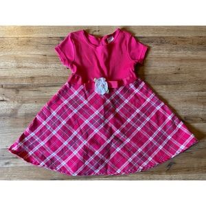 Pink plaid dress